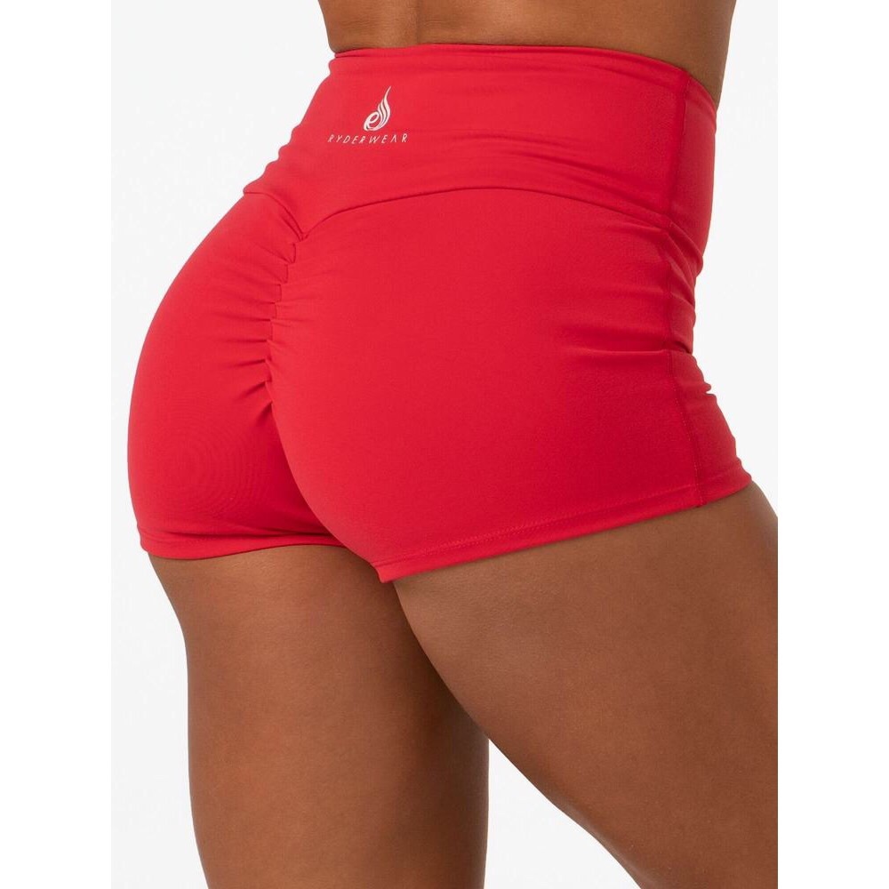 Ryderwear Booty Scrunch Shorts Coral
